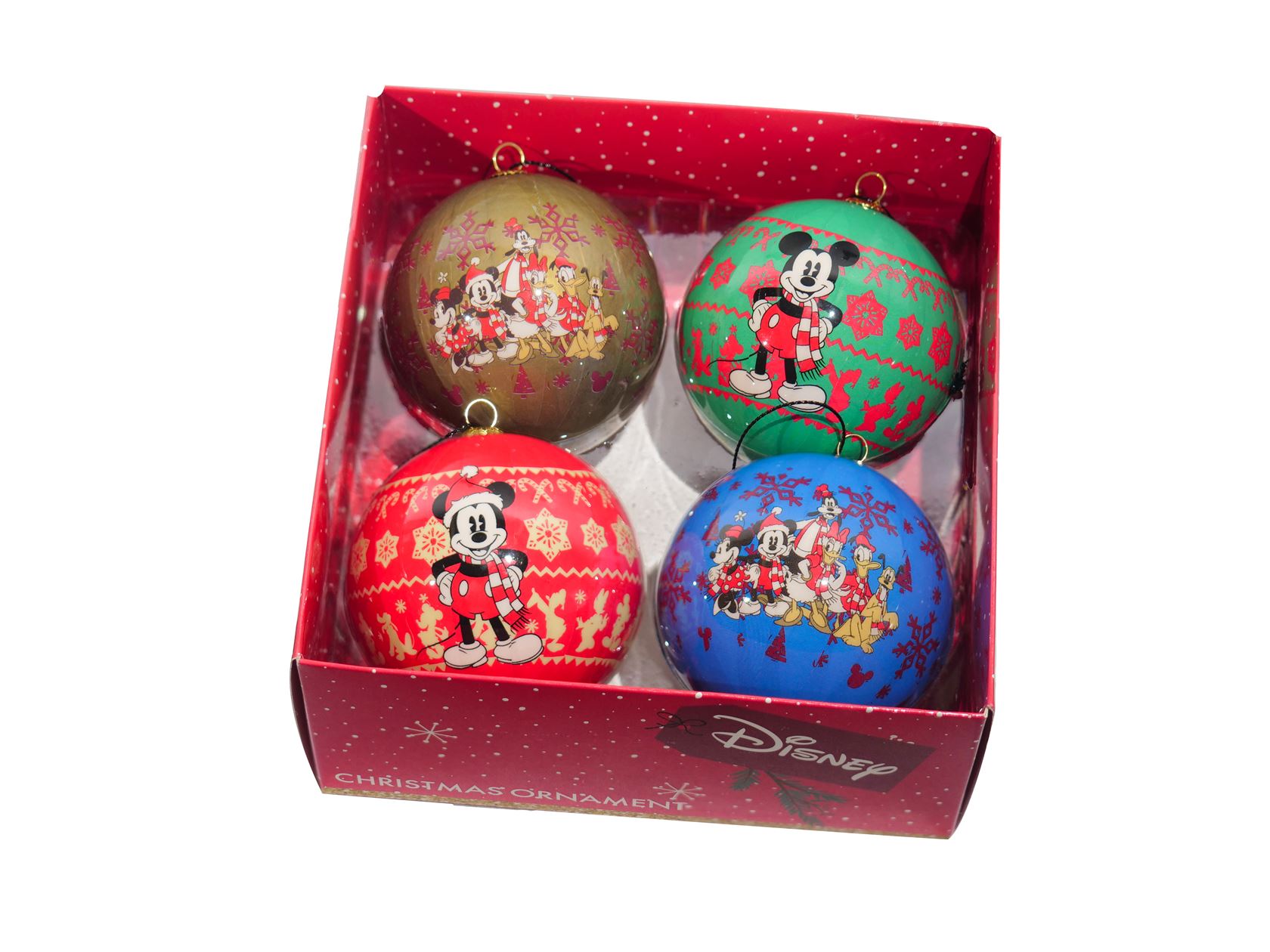 Kerstballen-Mickey-4stuks