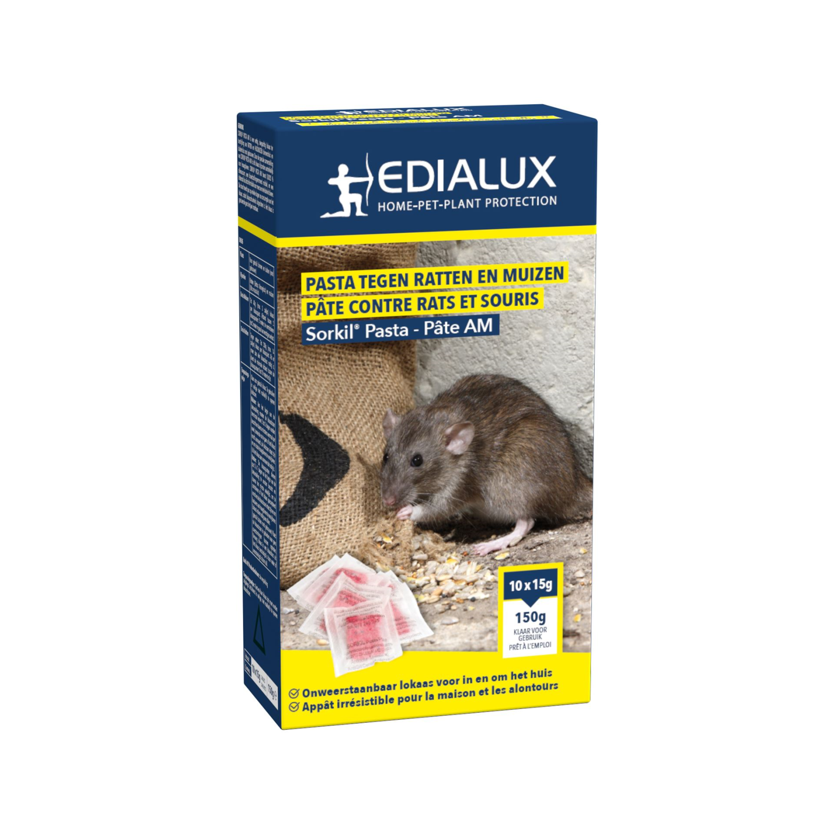Edialux Sorkil Pasta AM bait - 150g - rat and mouse poison