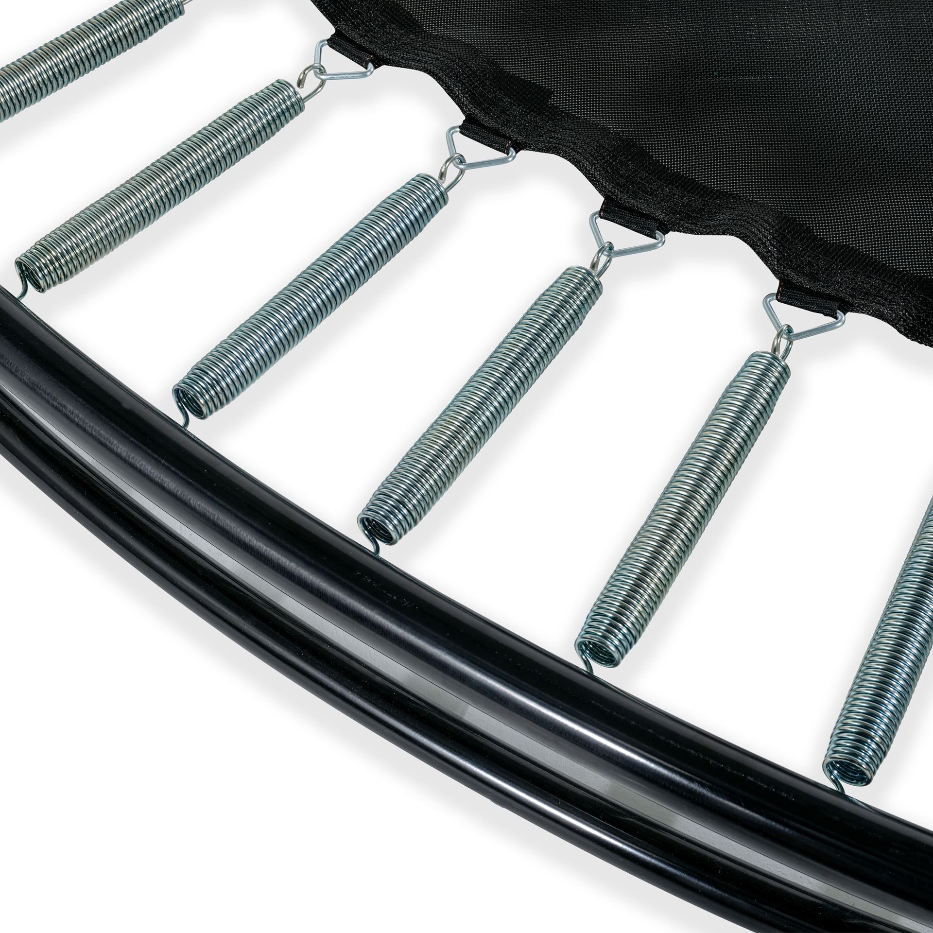 EXIT-Dynamic-groundlevel-trampoline-366cm-met-veiligheidsnet-zwart