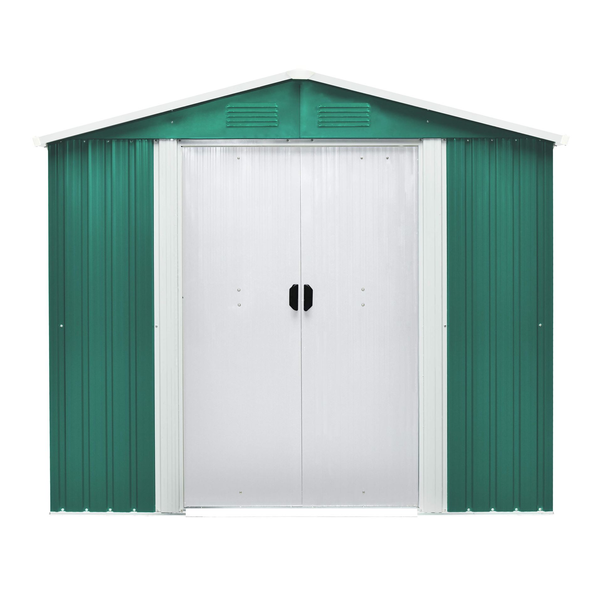 Tuinberging-Koln-II-86-dennegroen-creme-Tuinberging-metaal-B226-x-L162-x-H190-cm