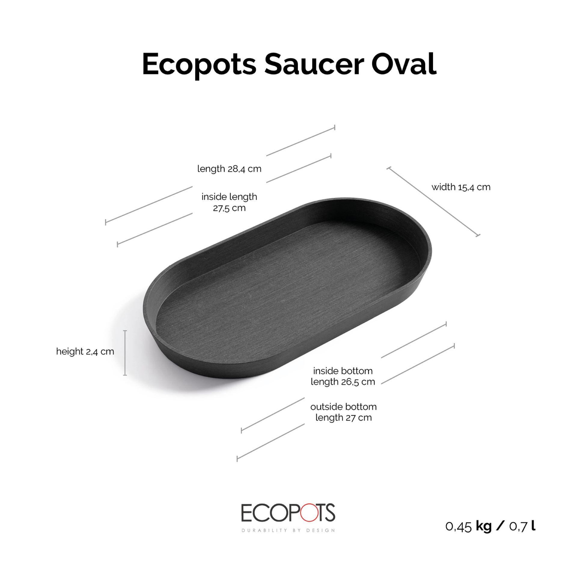 ecopots-onderschotel-ovaal-Tokyo-Dark-Grey-LBH-28-4x15-4x2-4-cm
