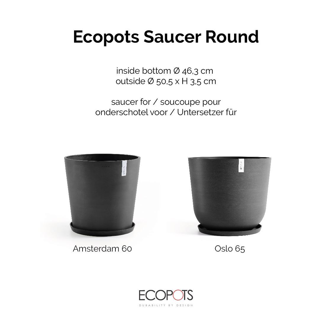Ecopots-onderschotel-rond-dark-grey-60-cm-H3-5-cm