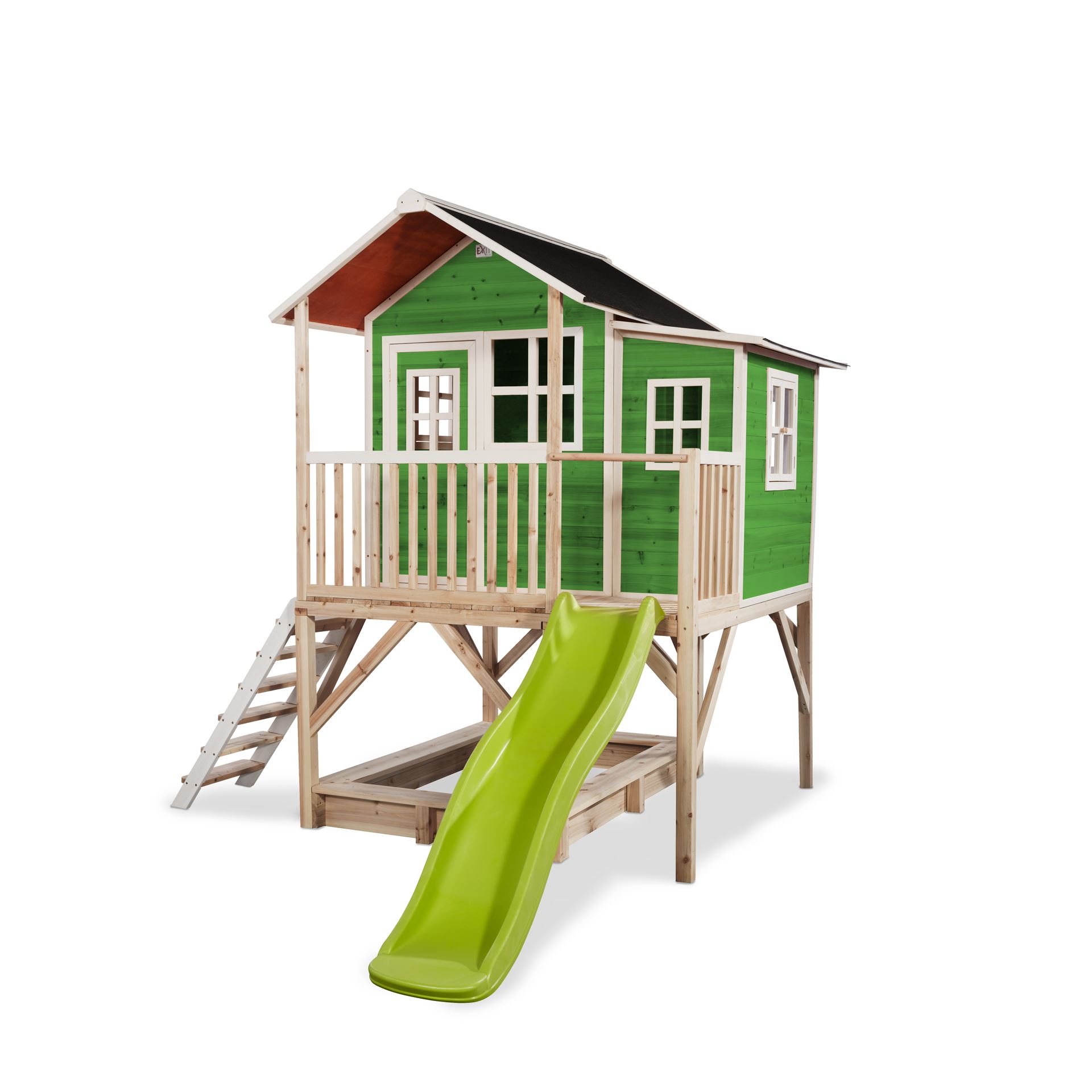 EXIT-Loft-550-houten-speelhuis-groen