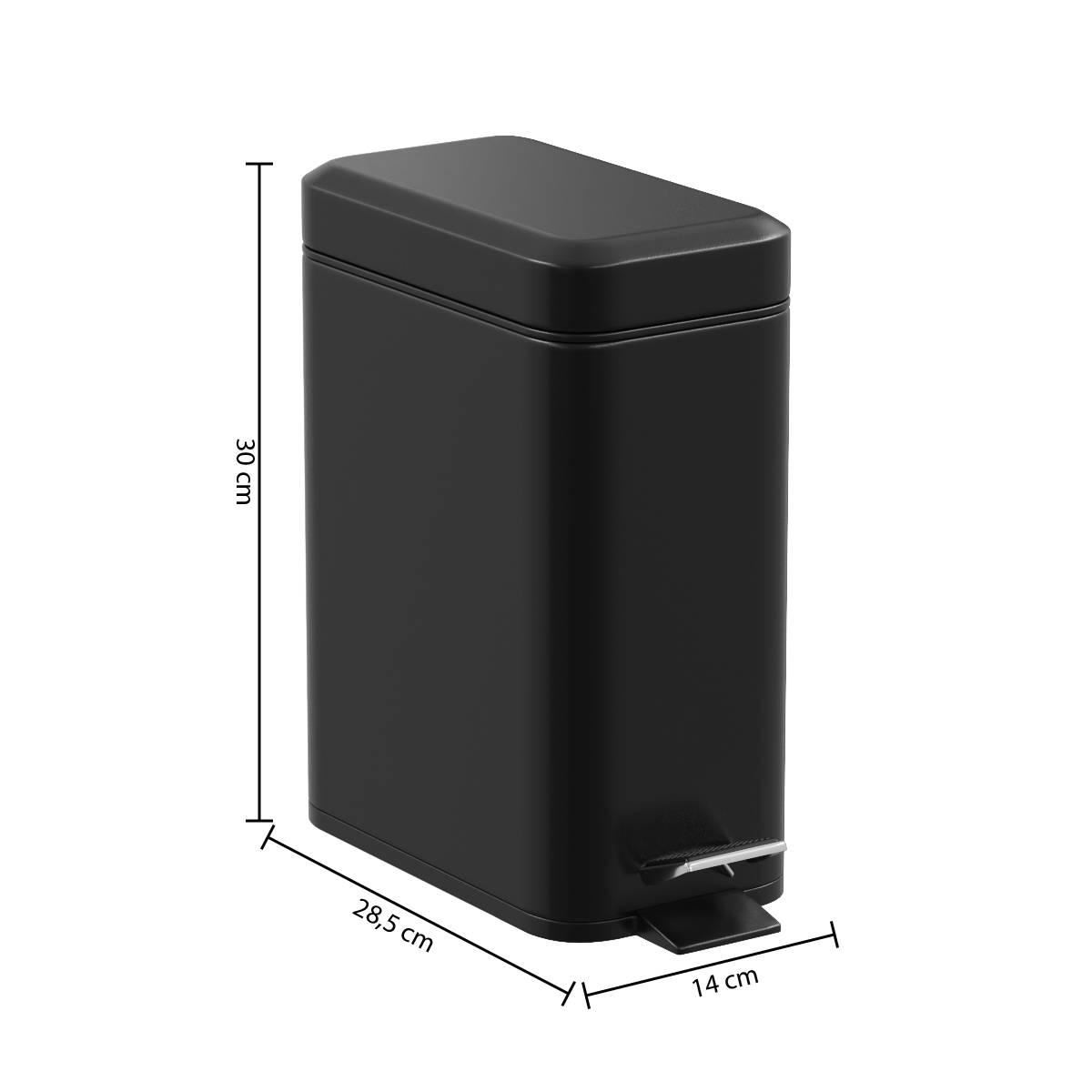 Pedaalemmer-5L-rvs-zwart