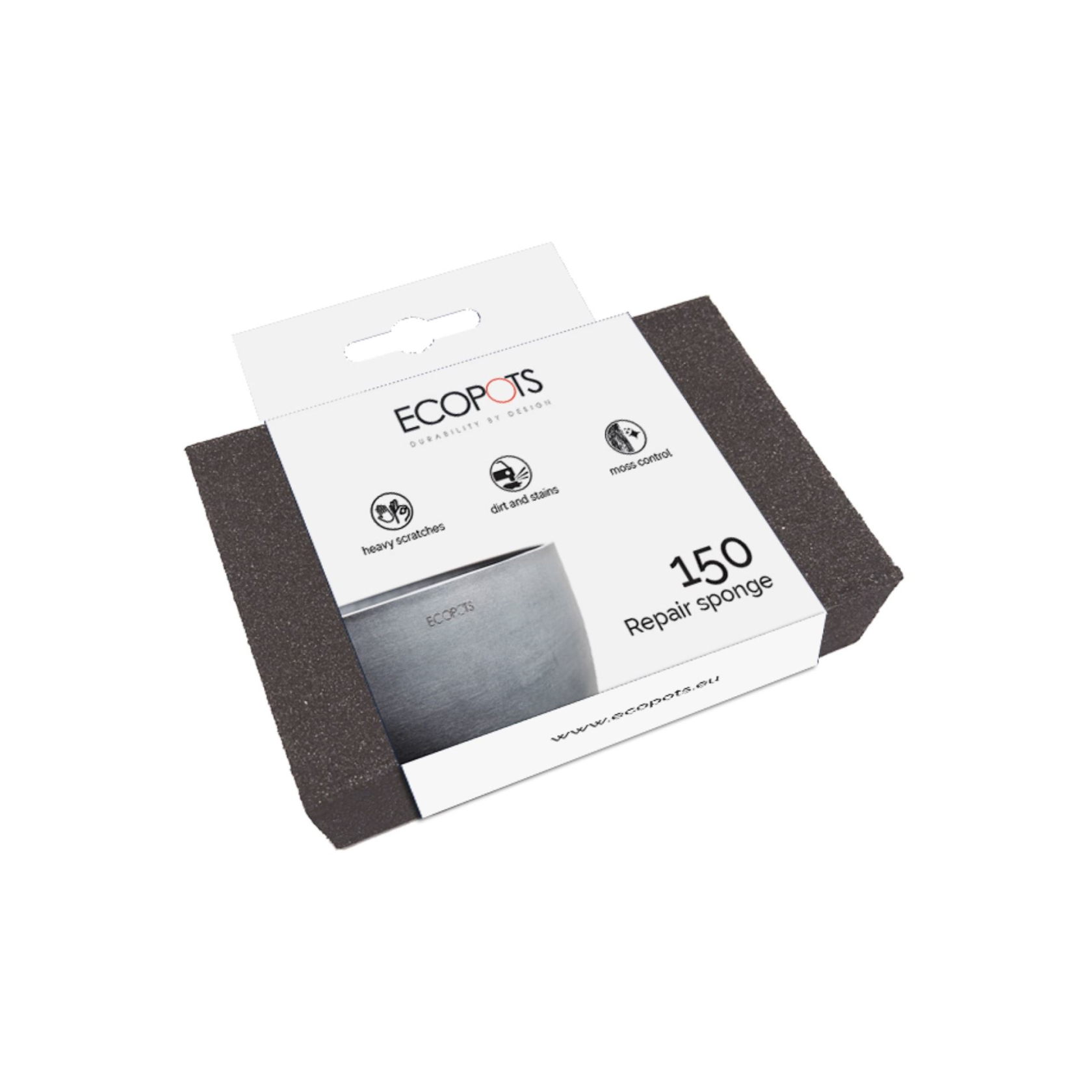 Ecopots repair sponge - to remove scratches