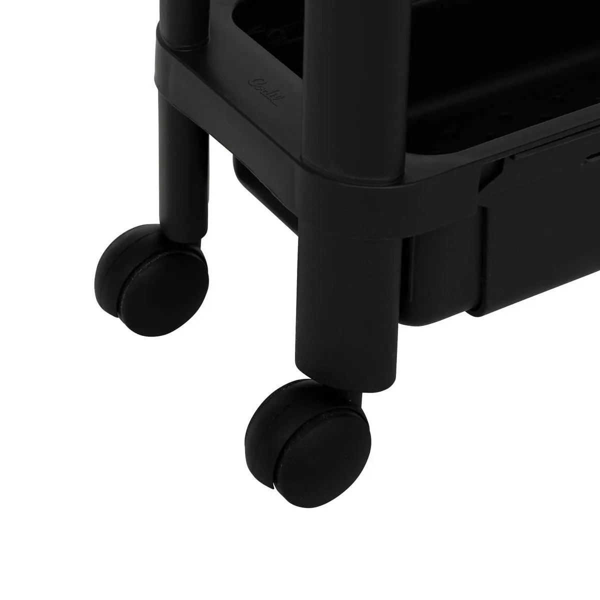 Zwarte-4-laags-uitschuifbare-PP-trolley