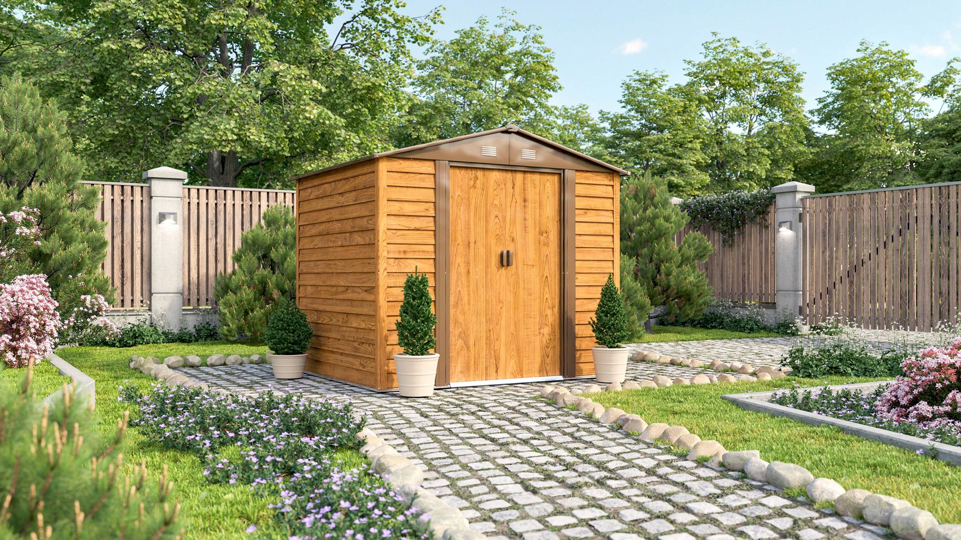 Tuinberging-Frankfurt-II-86-houtdecor-Tuinberging-metaal-B224-x-L183-x-H209-cm