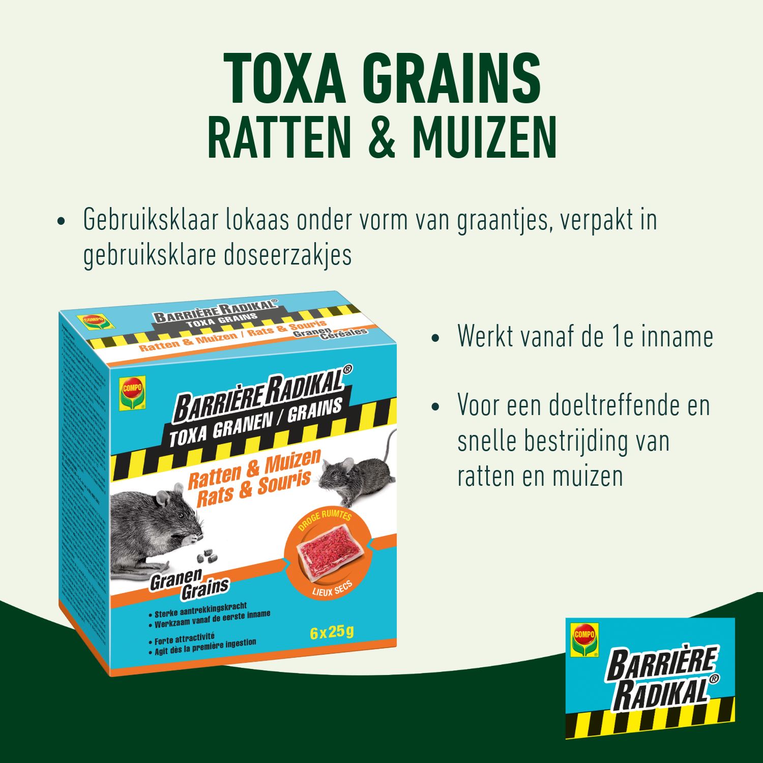 Barriere-radikal-toxa-graantjes-ratten-muizen-150gr-6x25gr-