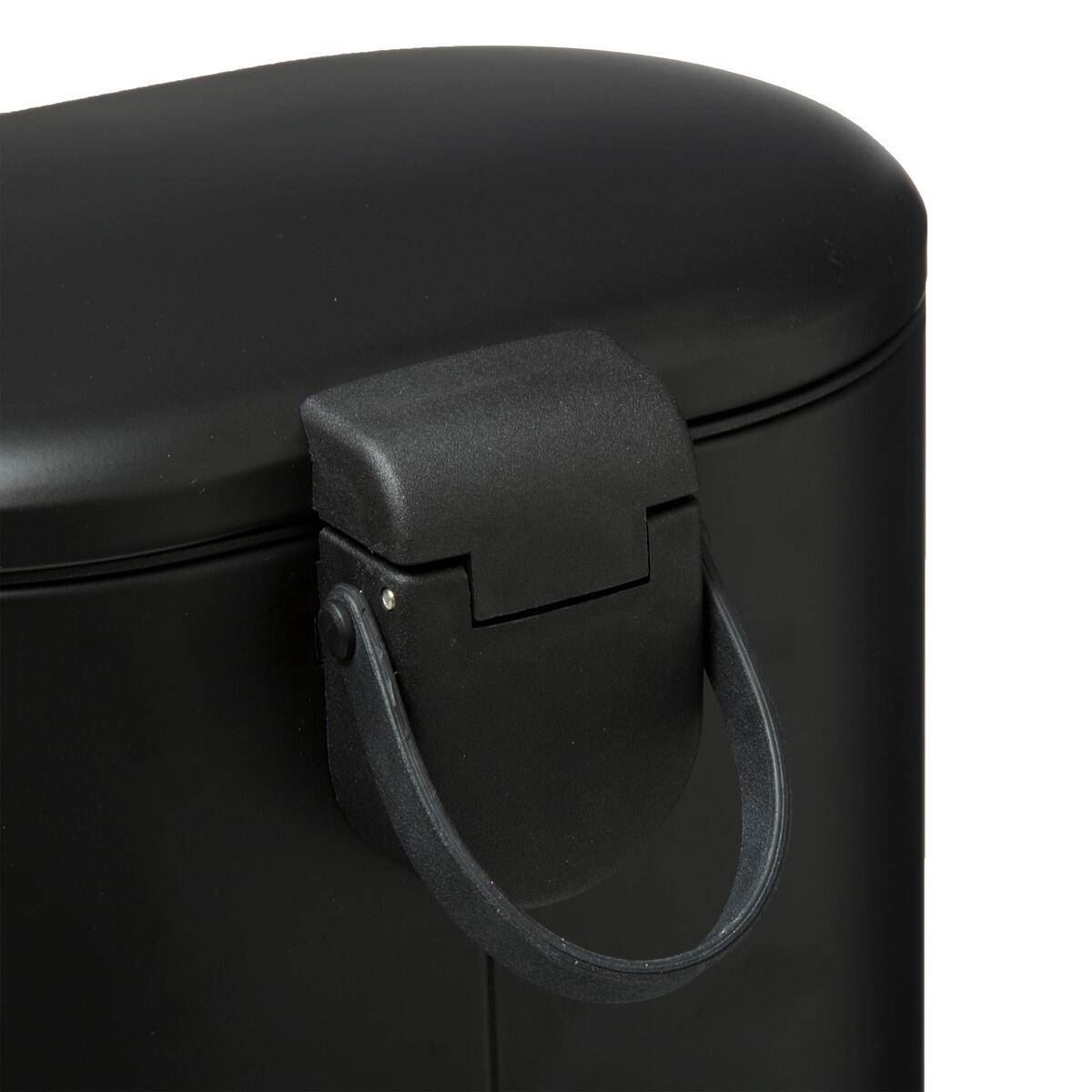 Pedaalemmer-Siliflex-6L-metaal-zwart