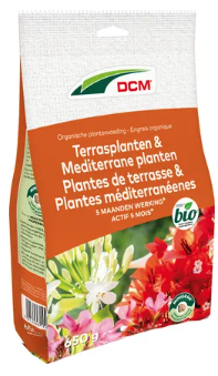 DCM Plantenvoeding Terrasplanten & Mediterrane Planten 0,65 KG - Meststof met extra lange werking