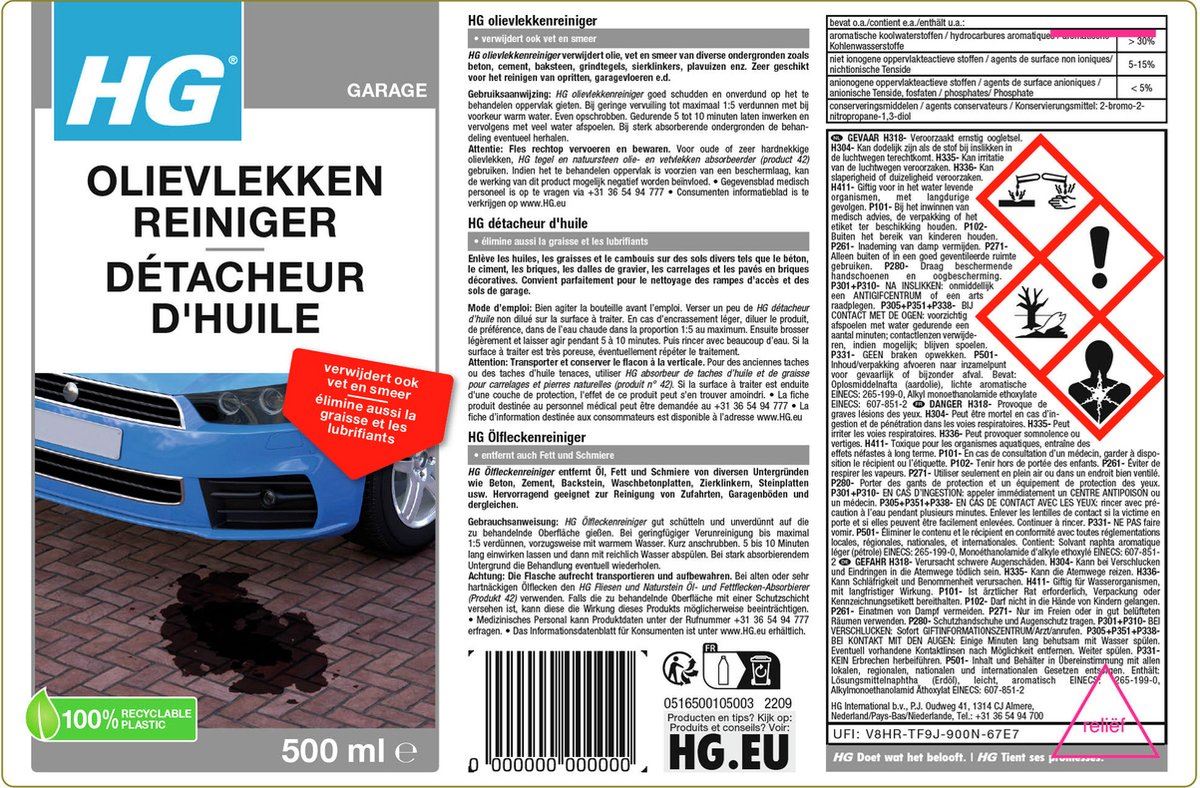 hg-olievlekkenreiniger