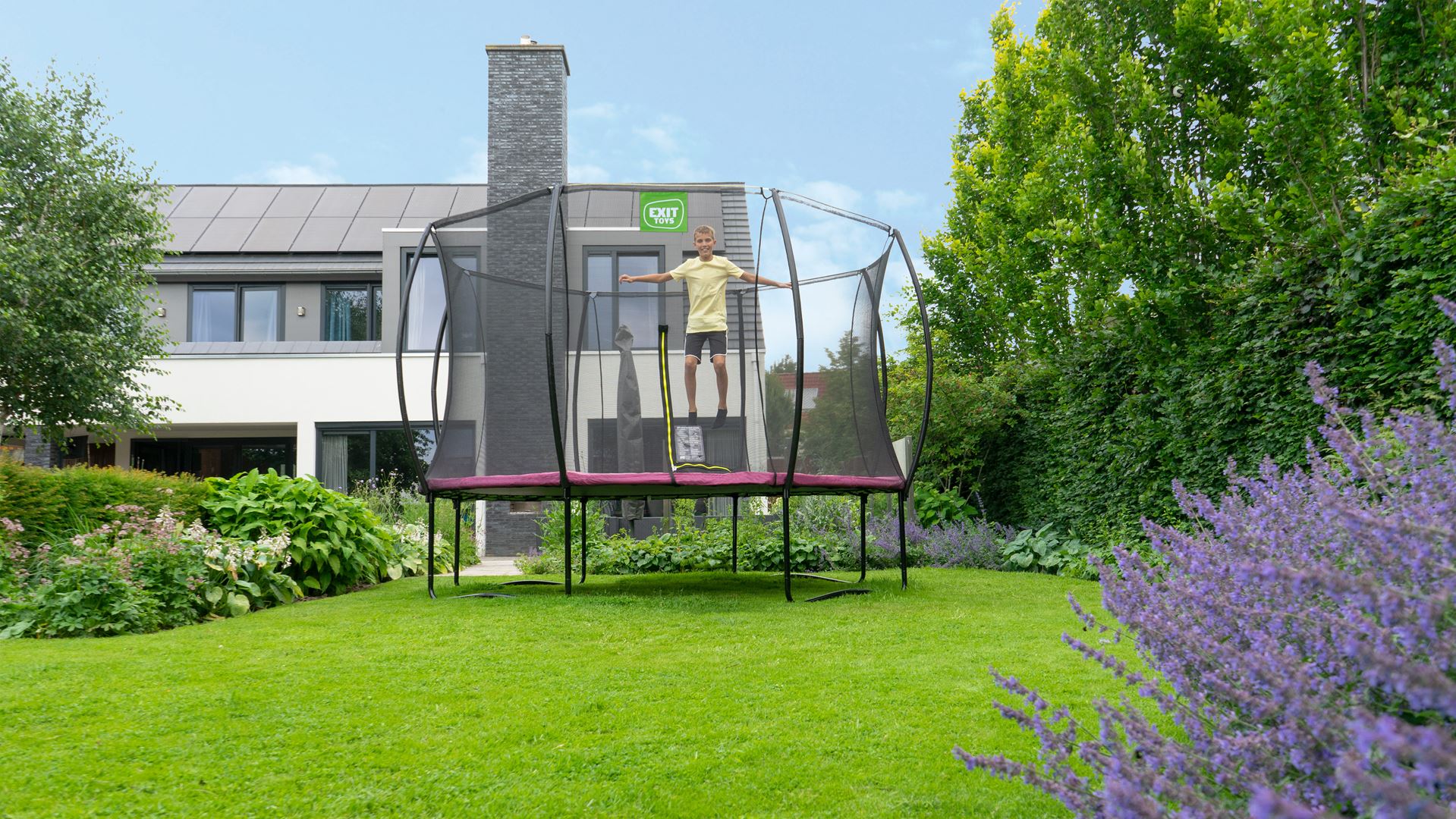 EXIT-Silhouette-trampoline-305cm-roze