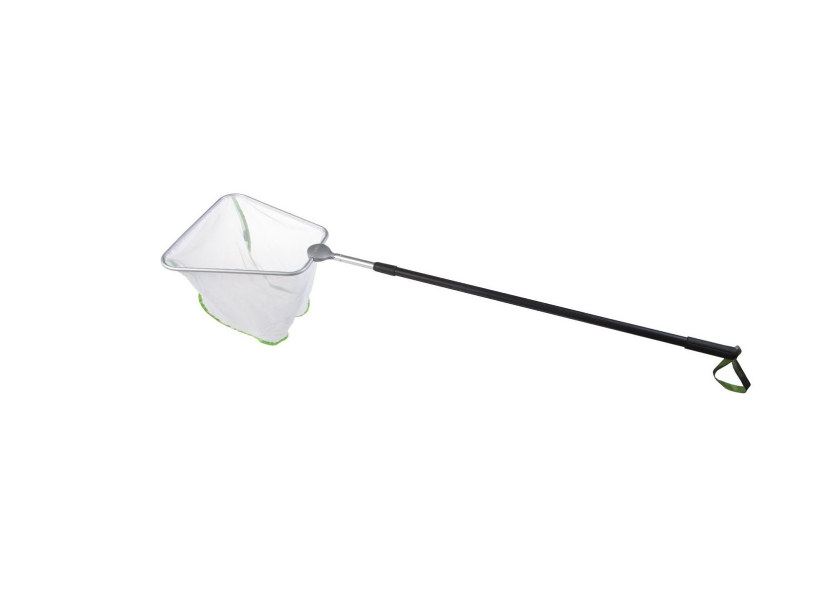 Pond-Net-Daphnia-vierkant-35-cm-incl-Telesc-fijnmazig-wit-schepnet-met-telescopische-steel