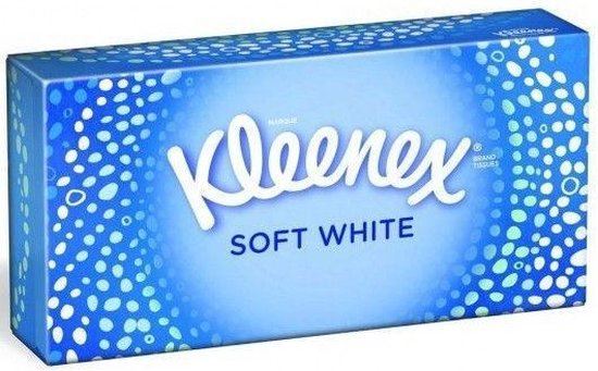 Kleenex-70x-tissues-box-soft-white-multi-