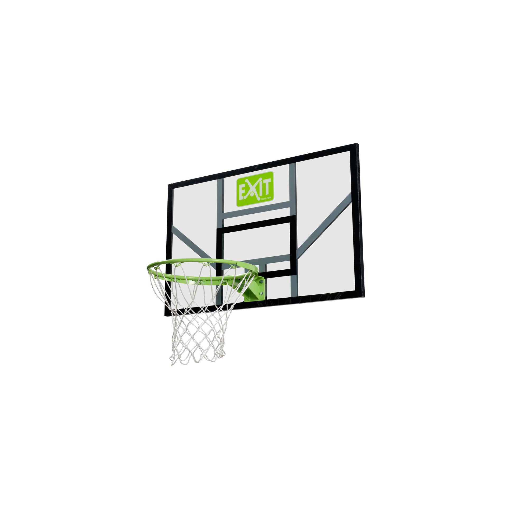 EXIT-Galaxy-basketbalbord-met-ring-en-net-groen-zwart