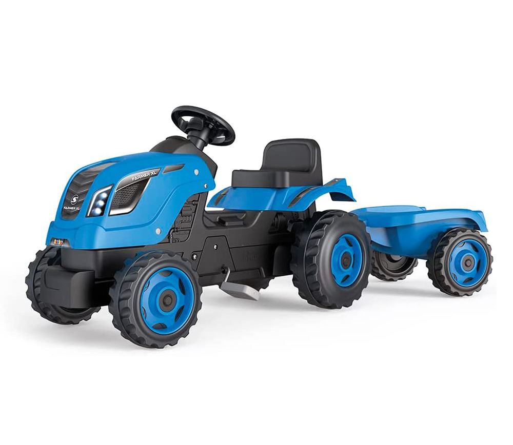 Tractor-Boer-XL-Blauw-aanhanger