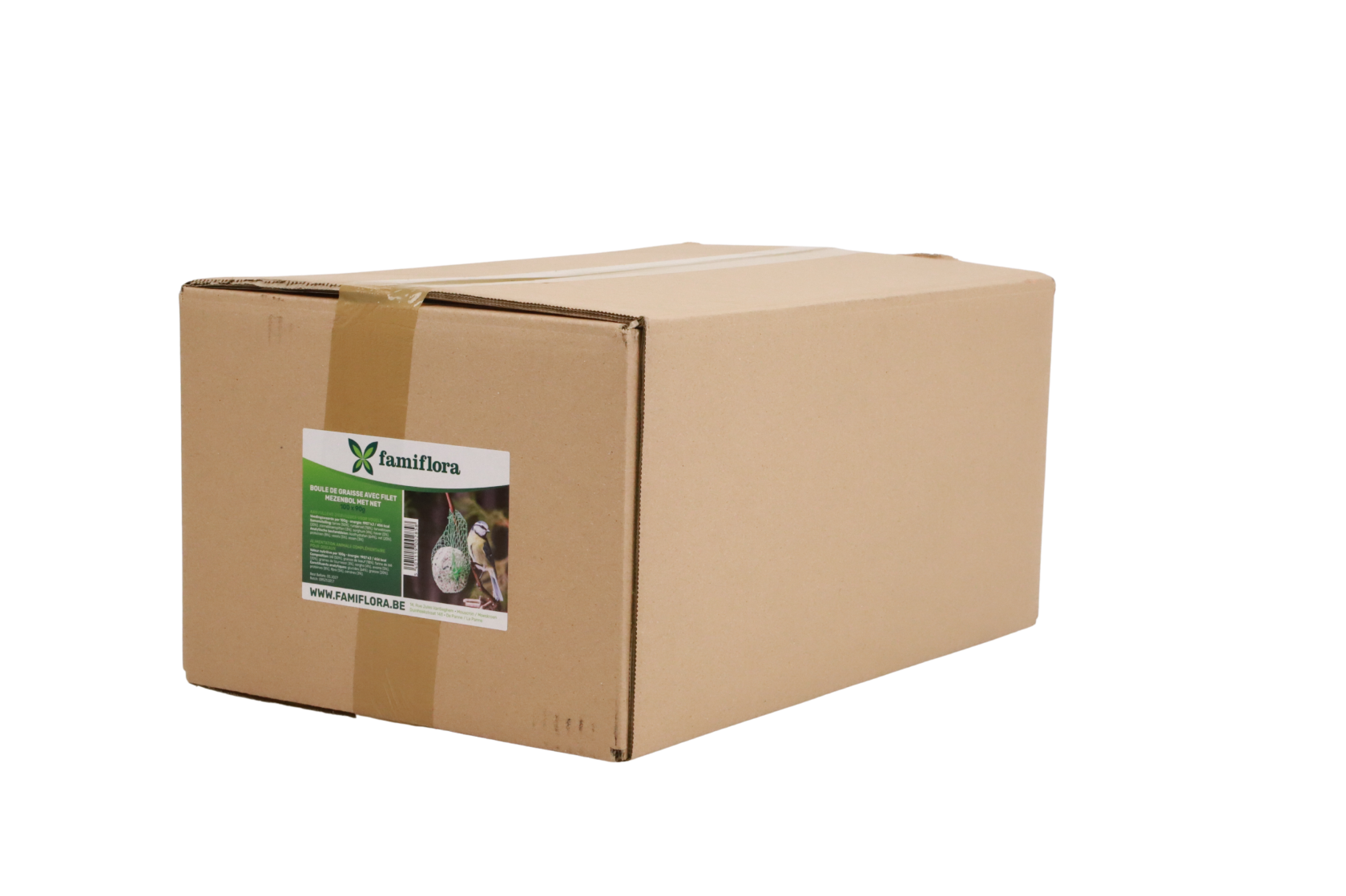 Famiflora suet balls with net - Bird food - 100 balls à 90 grams