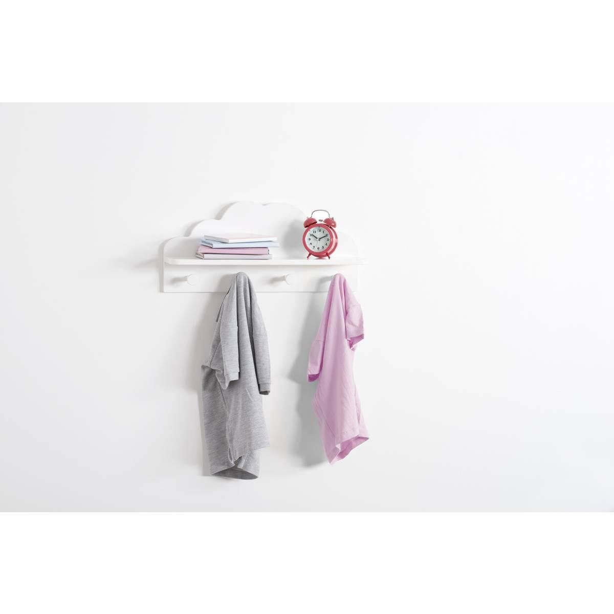 Kinderkapstokhaak-Nuage-48x12x22cm-wit-