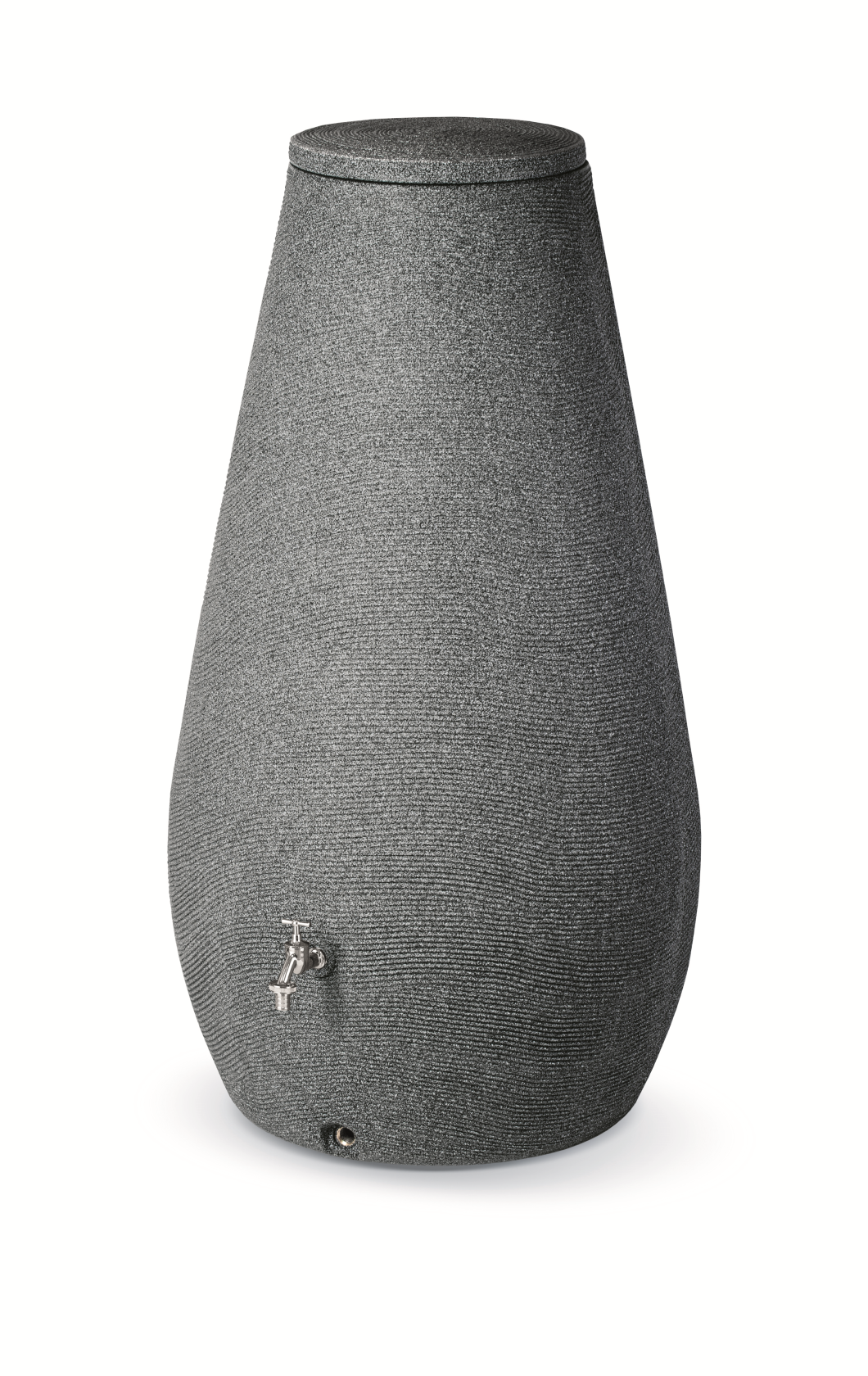 Prosperplast Drop Rain Barrel - Approx. 400 Liter - Granite Gray - Drop Shape