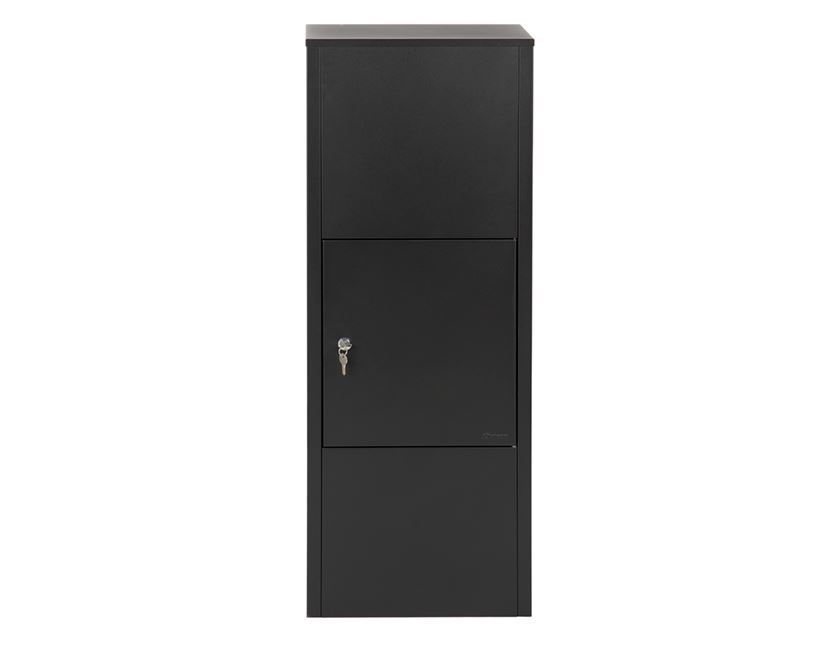 Pakketbrievenbus-Box-XL-zwart-sleutelslot-105x39x27cm