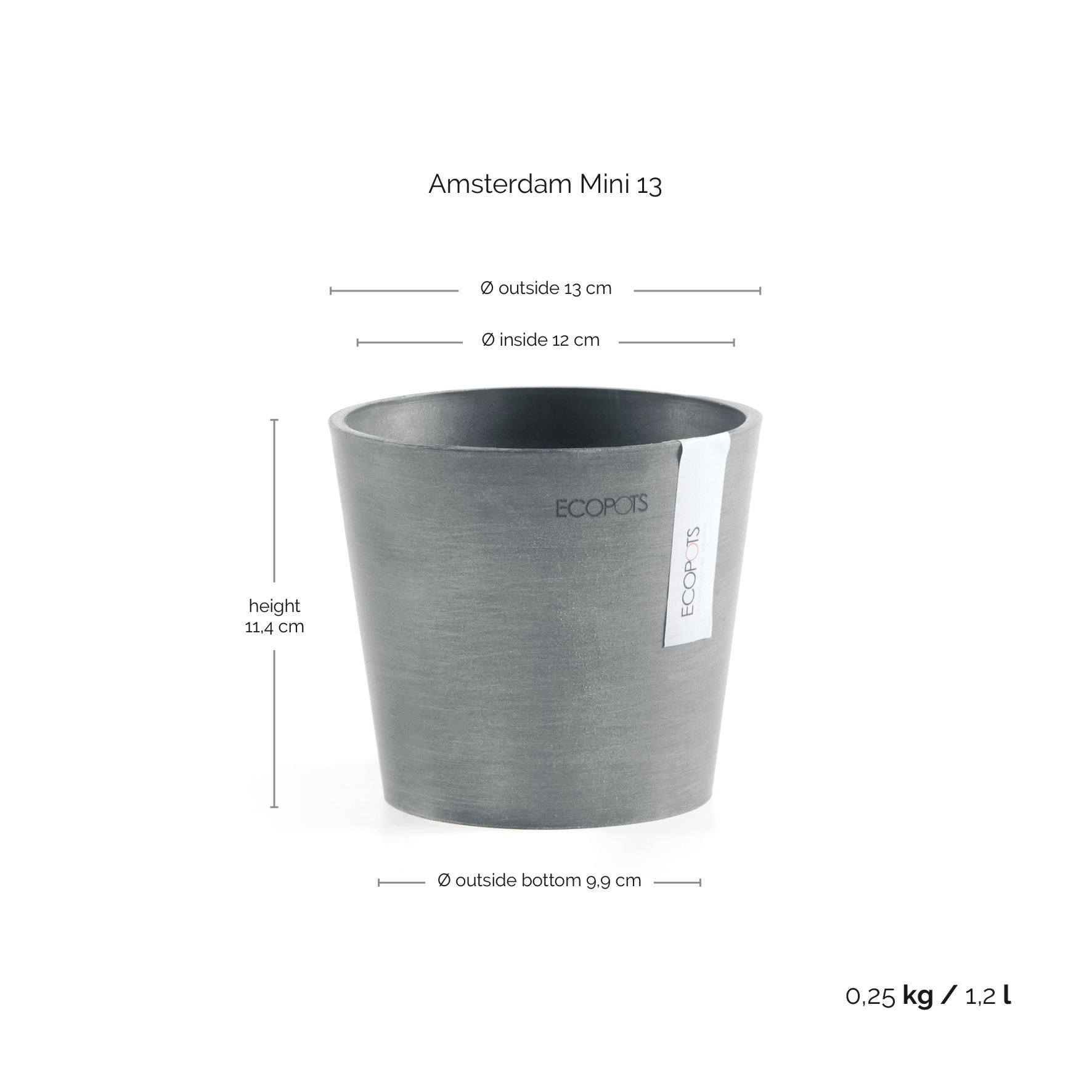 Ecopots-amsterdam-mini-blue-grey-13-cm-H11-4-cm