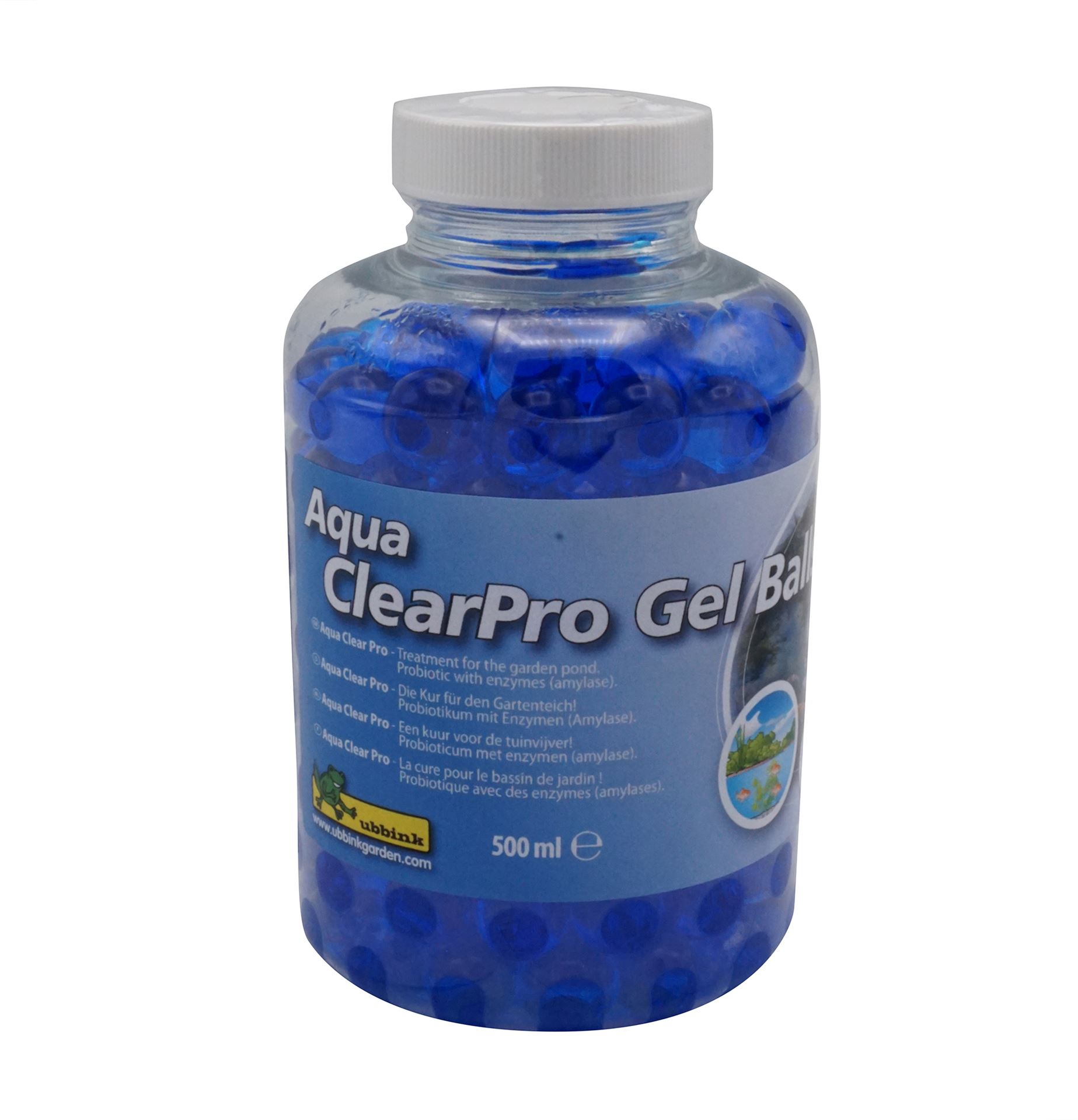 Aqua-ClearPro-Gel-Balls-500-ml-met-amylase-de-behandeling-voor-een-gezonde-tuinvijver