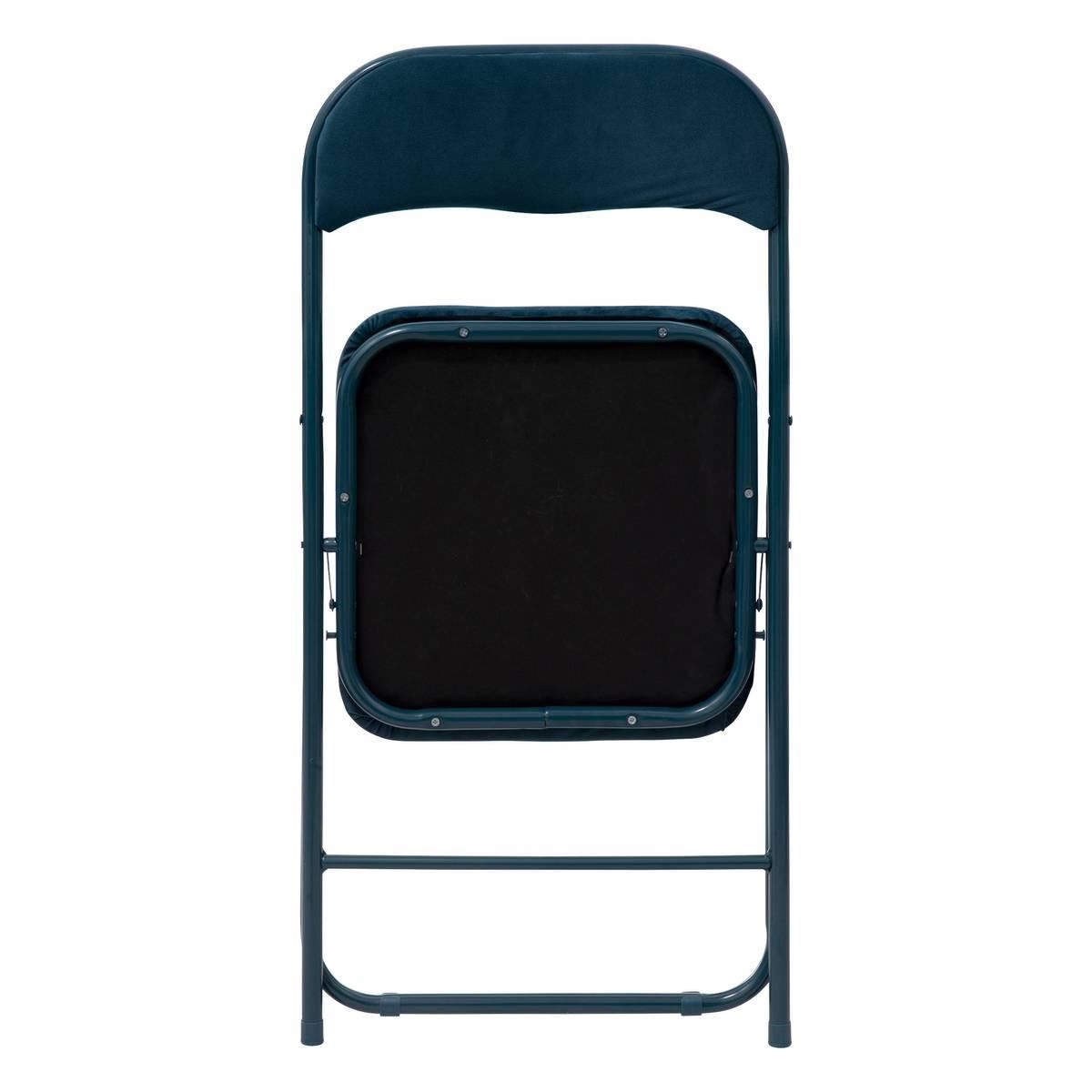 Klapstoel-44x45x79cm-fluweel-blauw