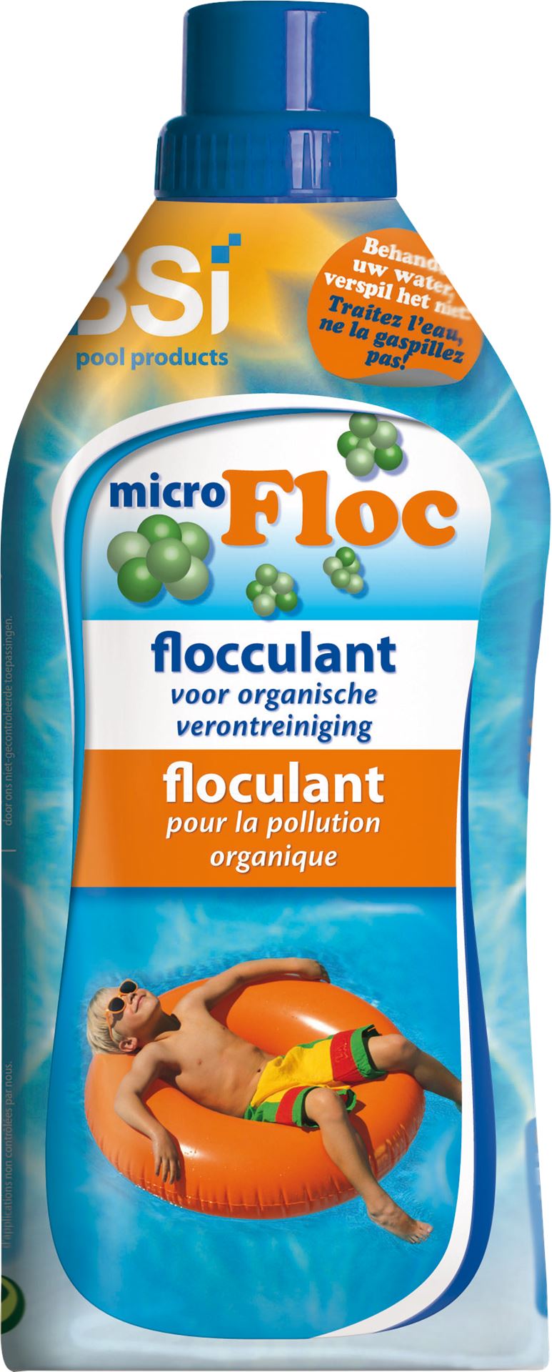 BSI Micro Floc 1L - vloeibare flocculant voor een schoon zwembad