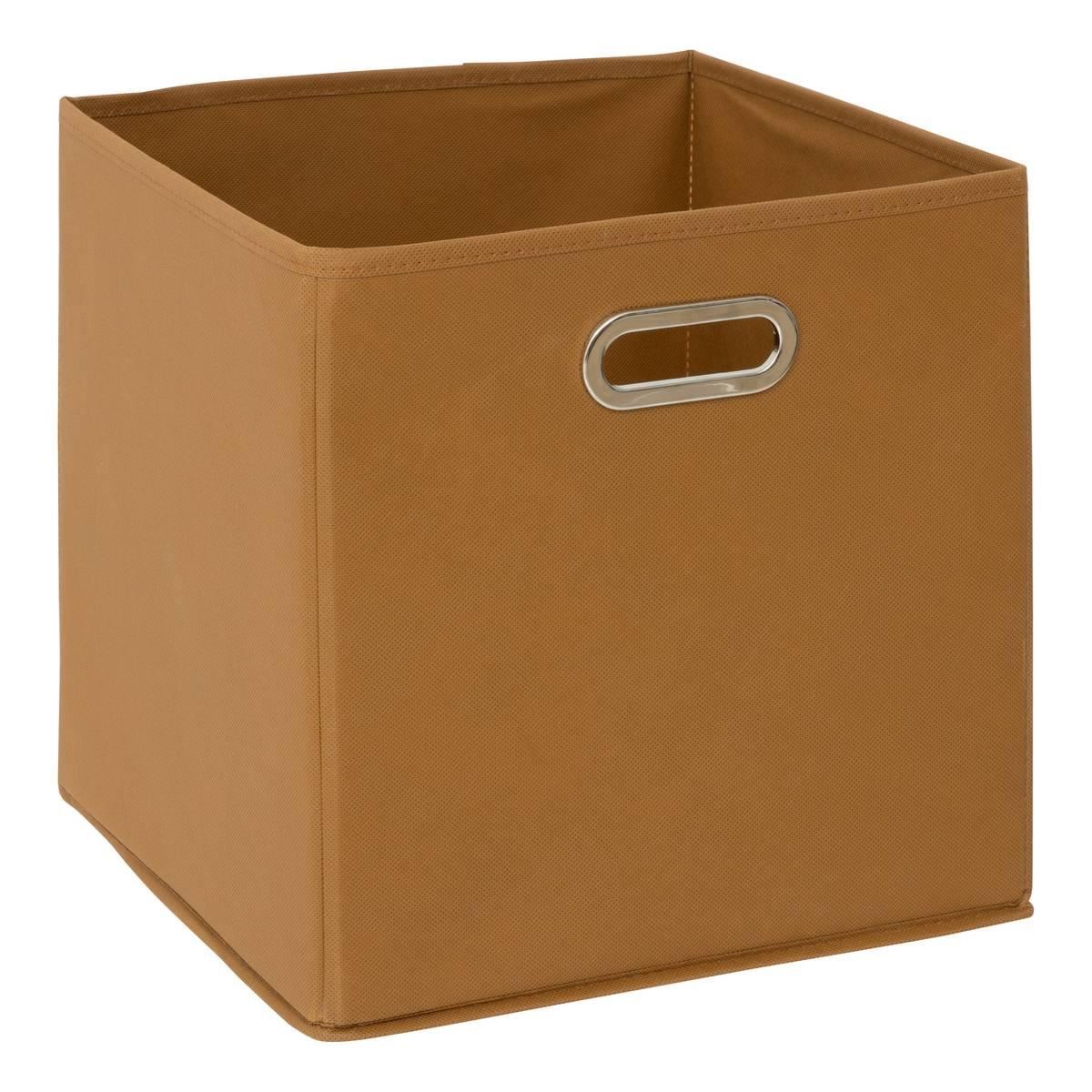 Opbergmand-31x31cm-mosterd