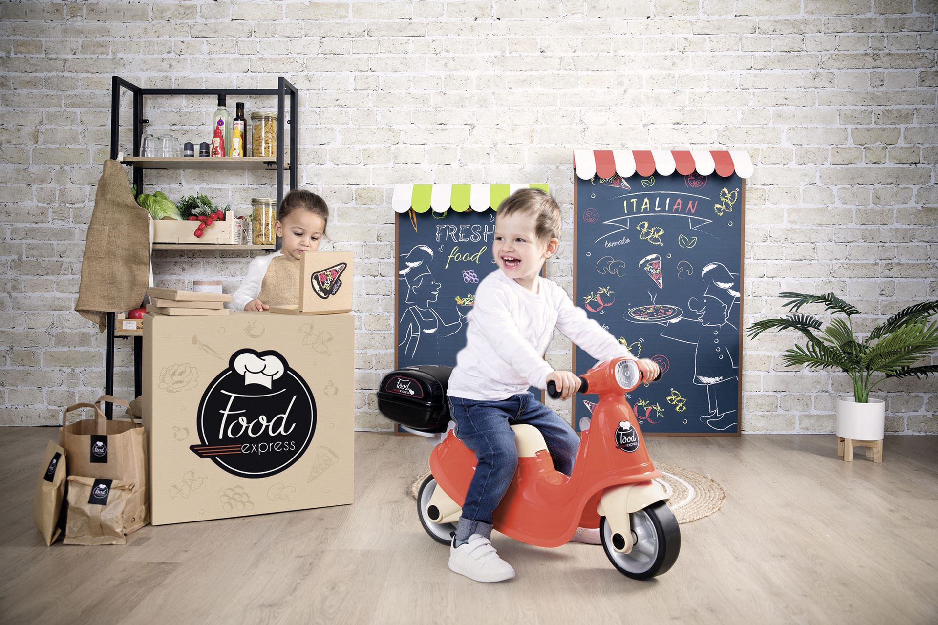 Kids-scooter-ride-on-food-express