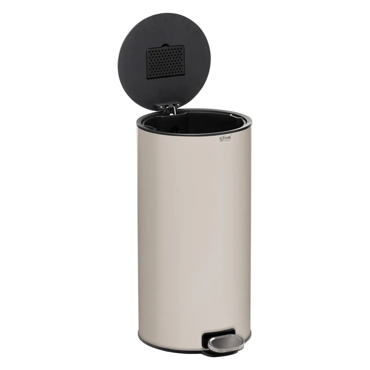 Delta-afvalbak-30L-metaal-klei