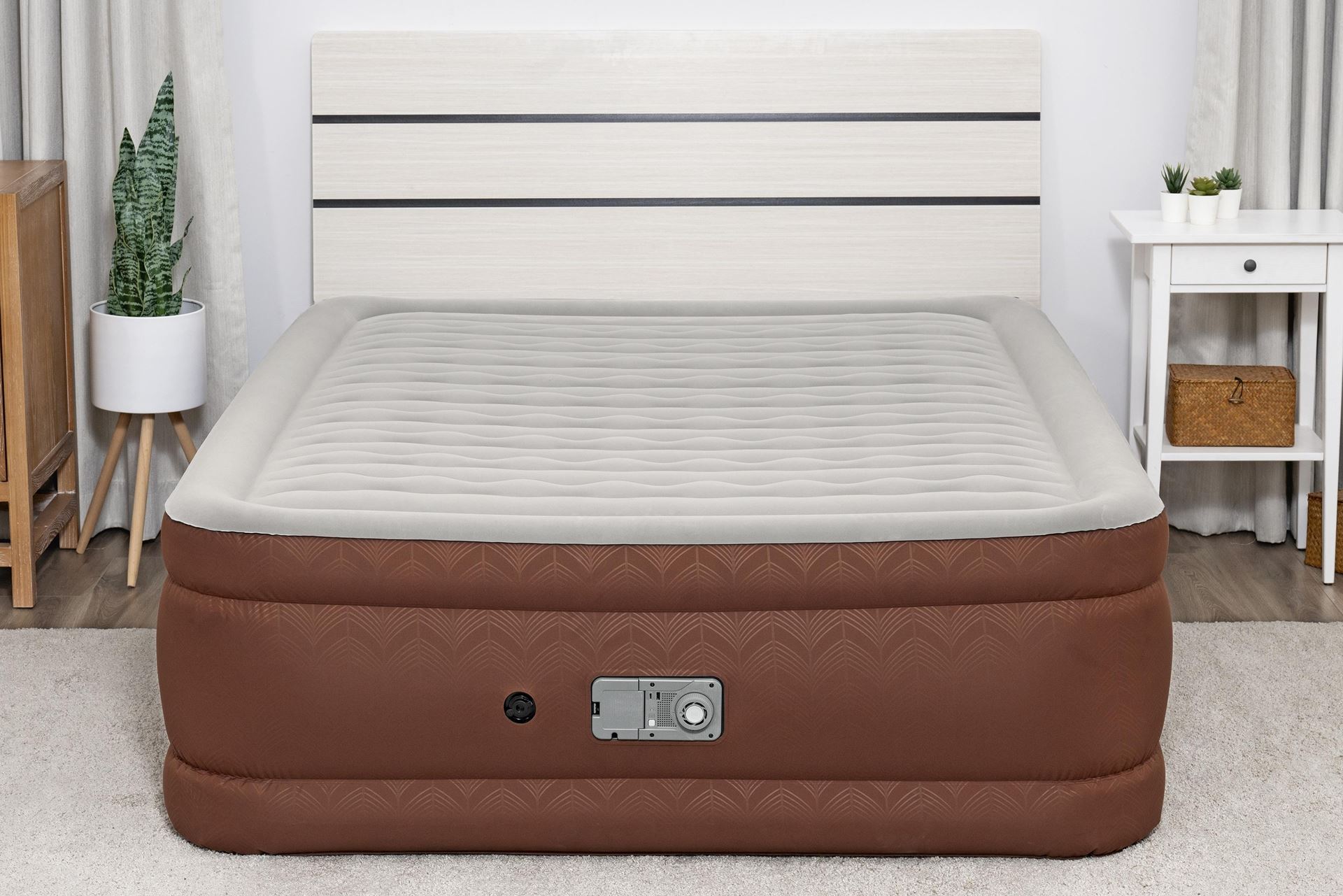 Bestway-2-03m-x-1-52m-x-51cm-AlwayzAire-Fortech-Air-Mattress-Queen-Built-in-Comfort-Choice-Dual-Pump