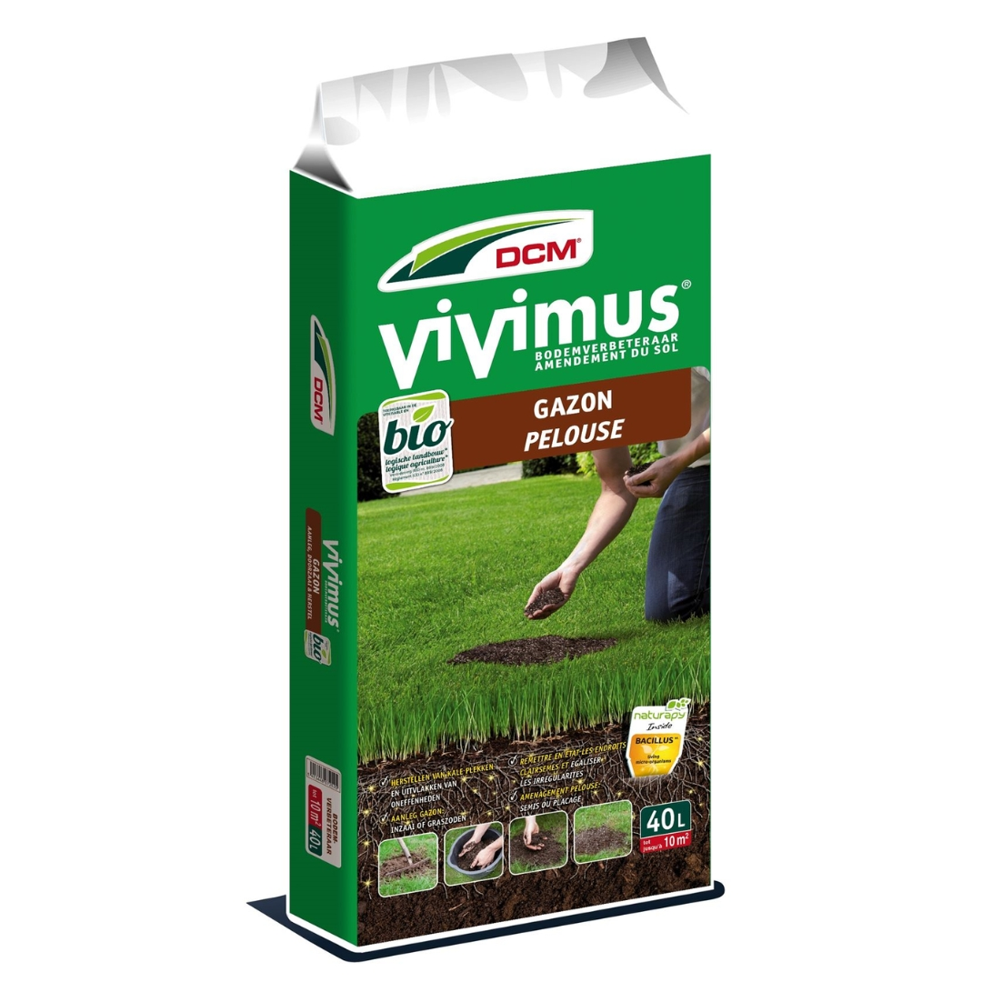 DCM Soil improver Vivimus Lawn - 40L - Bio
