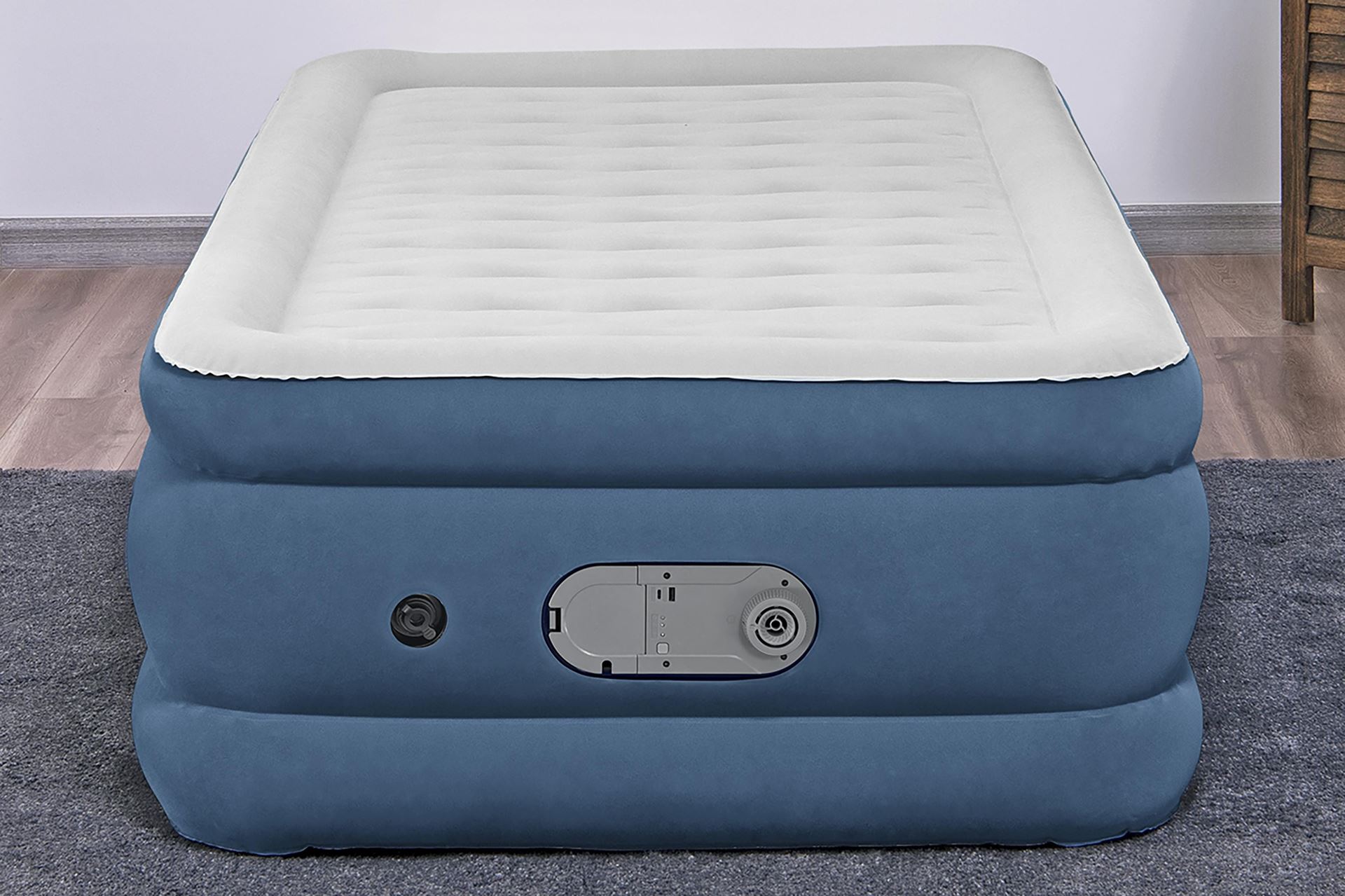 Bestway-1-91m-x-97cm-x-46cm-AlwayzAire-Air-Mattress-Twin-Built-in-Dual-Pump