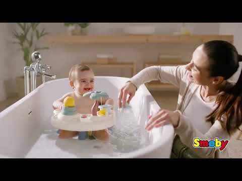 Smoby Little Smoby Baby badzitje - Vanaf 6 maanden - Met accessoires - Zuignapbevestiging