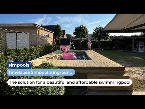 Simpool 5 - kit de démarrage pour margelles de piscine en bois - L685 x L408 x H145 cm Simpool 5 - kit de démarrage pour margelles de piscine en bois - L685 x L408 x H145 cm
