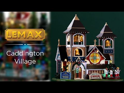 Lemax - 'Christmas Chimes' - Verlichte Attractie met animatie, muziek - Inclusief adapter