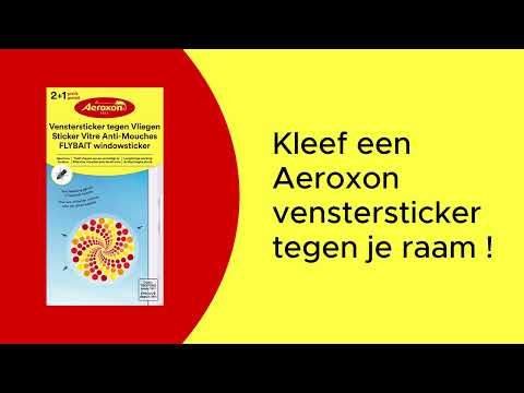 Aeroxon Spiraal Venstersticker – 3x – tegen vliegen