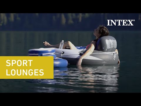 Intex opblaasbare loungezetel 'Floating Recliner' - L180 x B135 cm