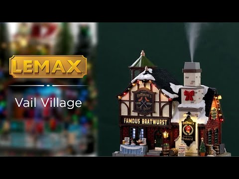 Lemax - 'Hoffman's Brat House' - Verlicht gebouw met rookeffect - Inclusief adapter