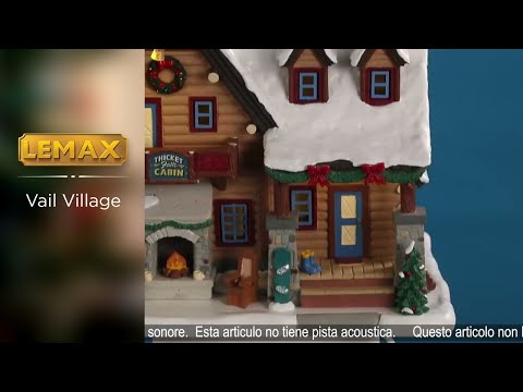 Lemax - 'Thicket Falls Cabin' - Verlicht gebouw met rookeffect - Inclusief adapter