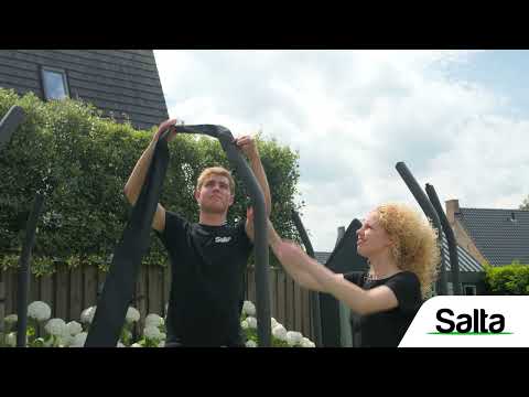 Salta Premium Ground 366 cm x 244 cm Sports - Recessed trampoline - Black - Excluding safety net