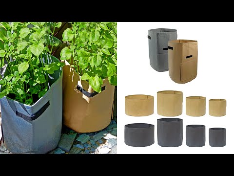 Sac de culture nature - Anthracite - Diamètre 30cm x 30cm - 21 litres