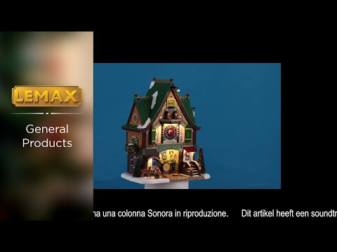 Lemax - 'Friendly Forest Clockworks' - Verlicht gebouw met animatie & muziek/geluid - Inclusief adapter