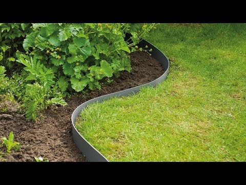 Nature plastic guardrail - H: 7,5cm x L: 10m - 3mm thick - black